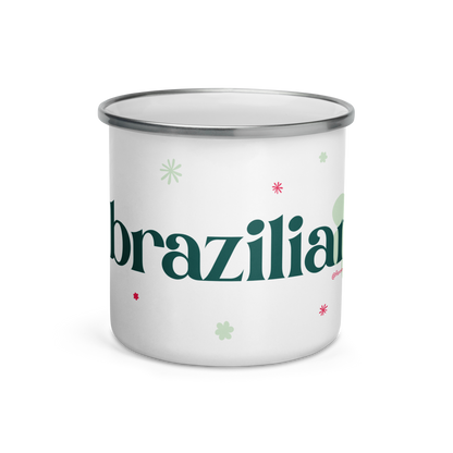 Caneca de Camping "Proud to be Brazilian"